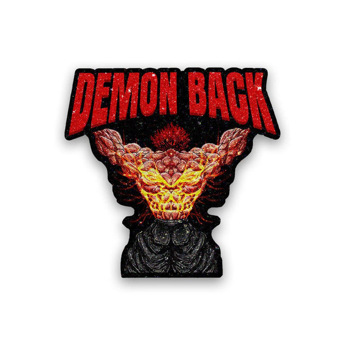 Demon Back 2.1 Glitter Sticker - Glitter Stickers | STICK IT UP