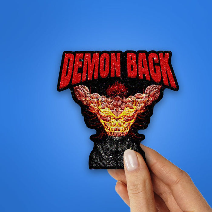 Demon Back 2.1 Glitter Sticker - Glitter Stickers | STICK IT UP