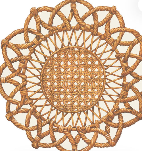 Die Cut Rattan Placemats