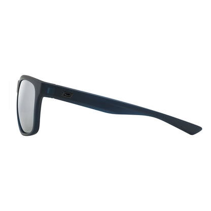 Dark blue polarized sunglasses with sleek frame for watersports
