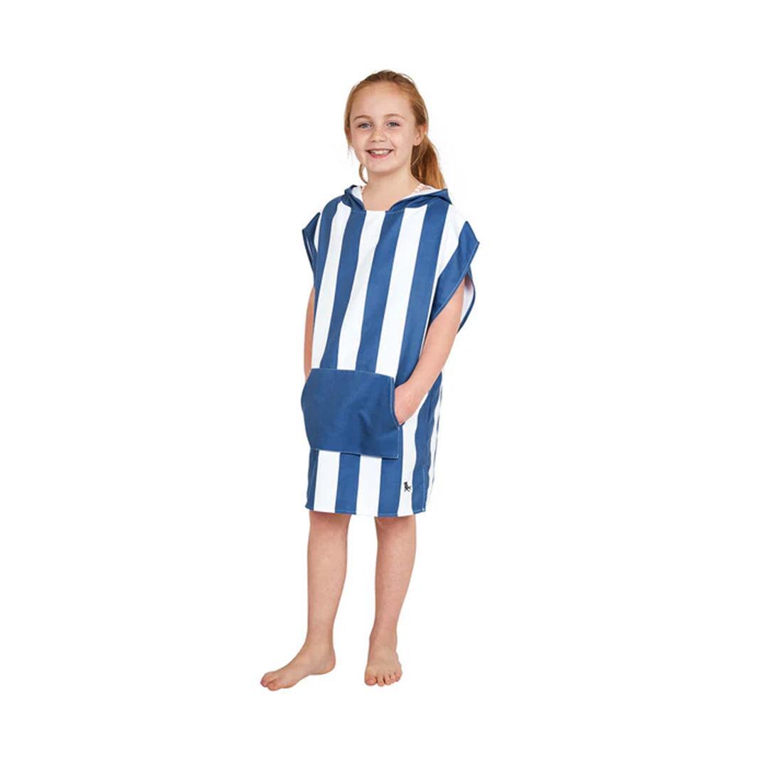 Dock & Bay Kid's Beach Poncho - Whitsunday Blue