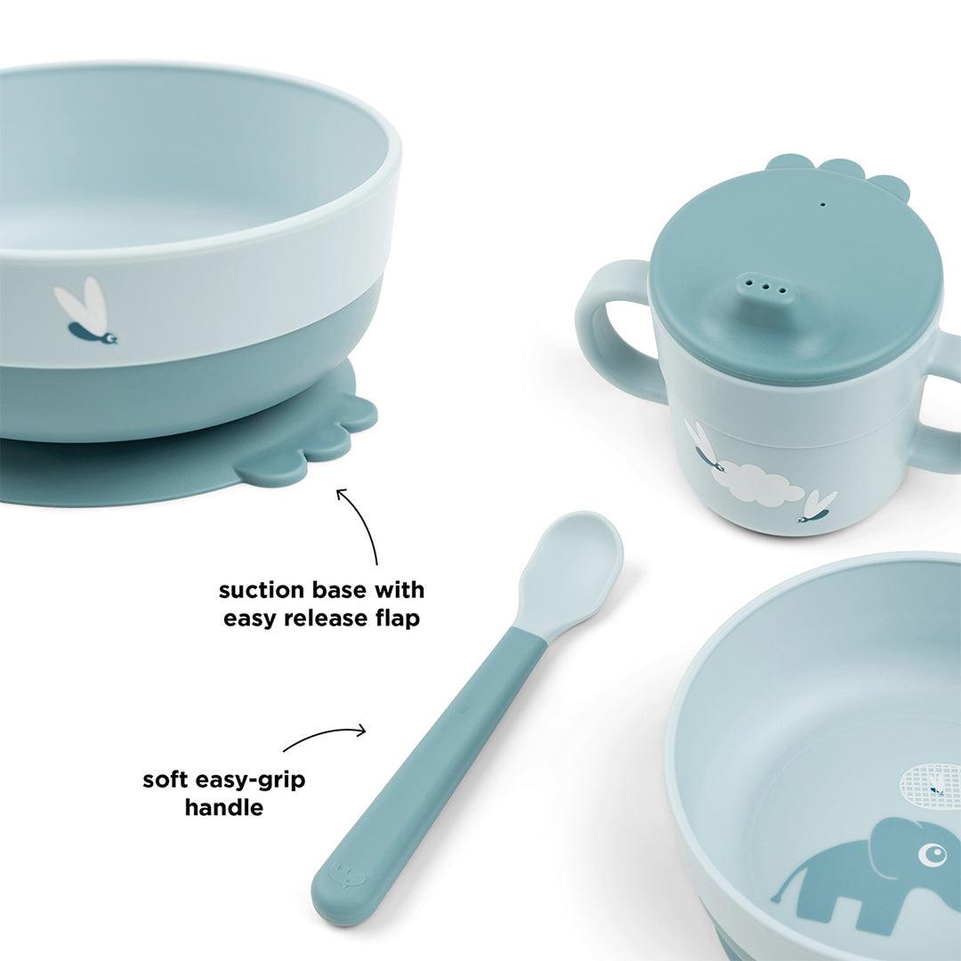 Done by Deer Foodie First Meal Set  - Blue - Elphee