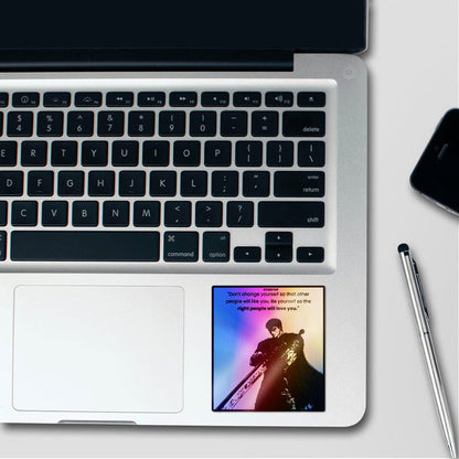 Dont Change Youreself Holographic Stickers - Holographic stickers | STICK IT UP