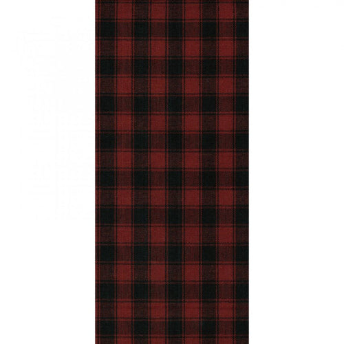 Dunroven House Check Tea Towel Red / Black DUH737-64