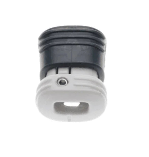 Duotone Click Bar spare part, rectangular black and white plastic component