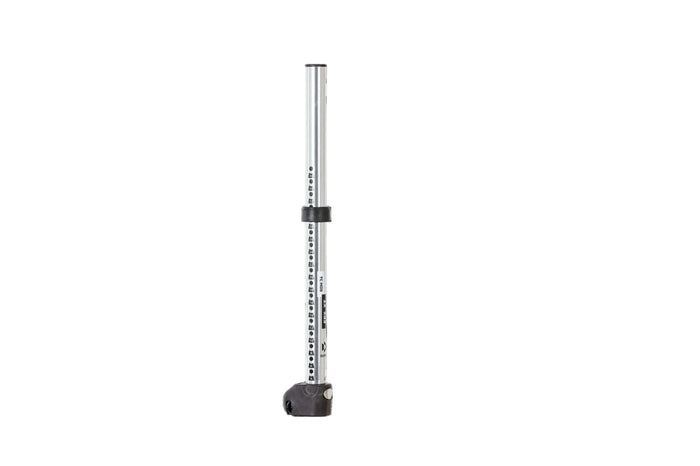 Duotone EPX XT wing foil mast, silver with black accents, adjustable height for watersports