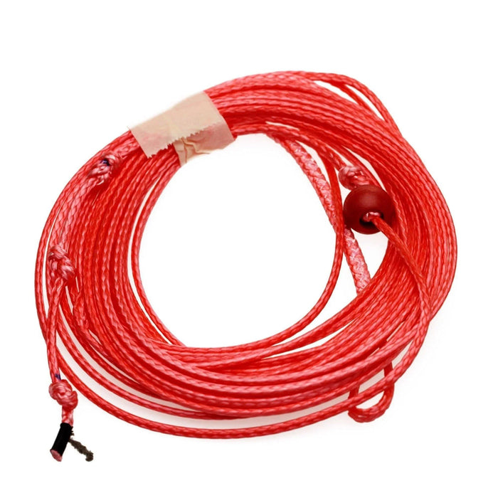 Duotone red safety line for Quad Bar Trust Bar 2019-2022, coiled with bead detail