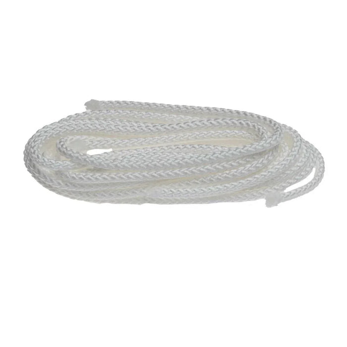 White braided watersports rope for paddleboards and kayaks