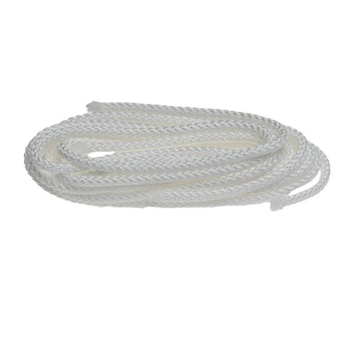 White braided watersports rope for paddleboards and kayaks