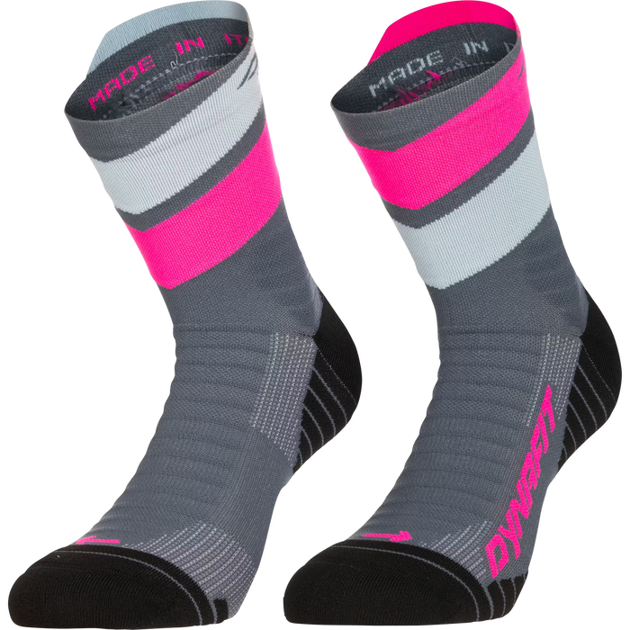 DYNAFIT ULTRA MID SOCKS CINDER PINK