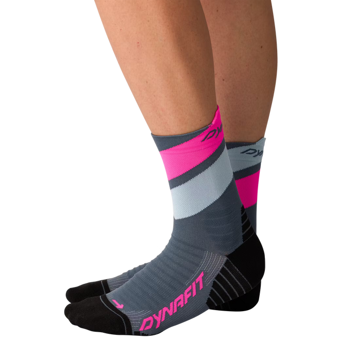 DYNAFIT ULTRA MID SOCKS CINDER PINK