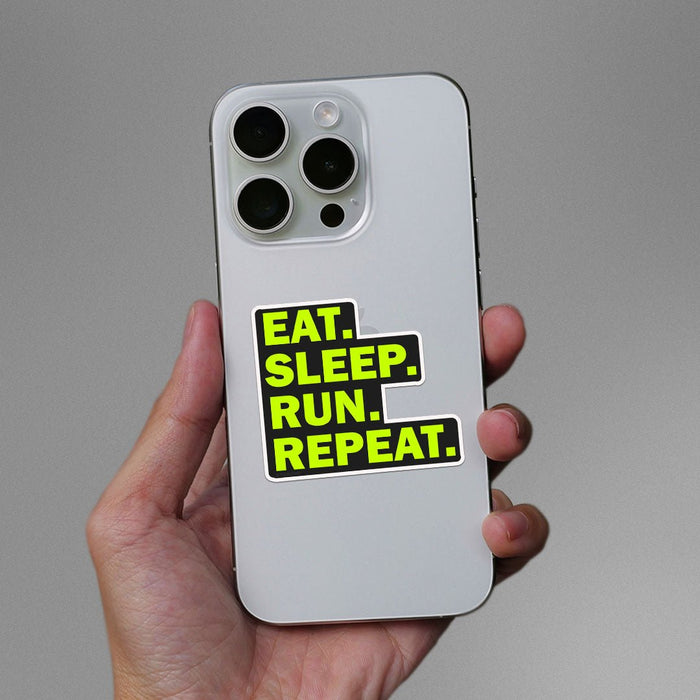 Eat Sleep Run Repeat Sticker - Stickers | STICK IT UP