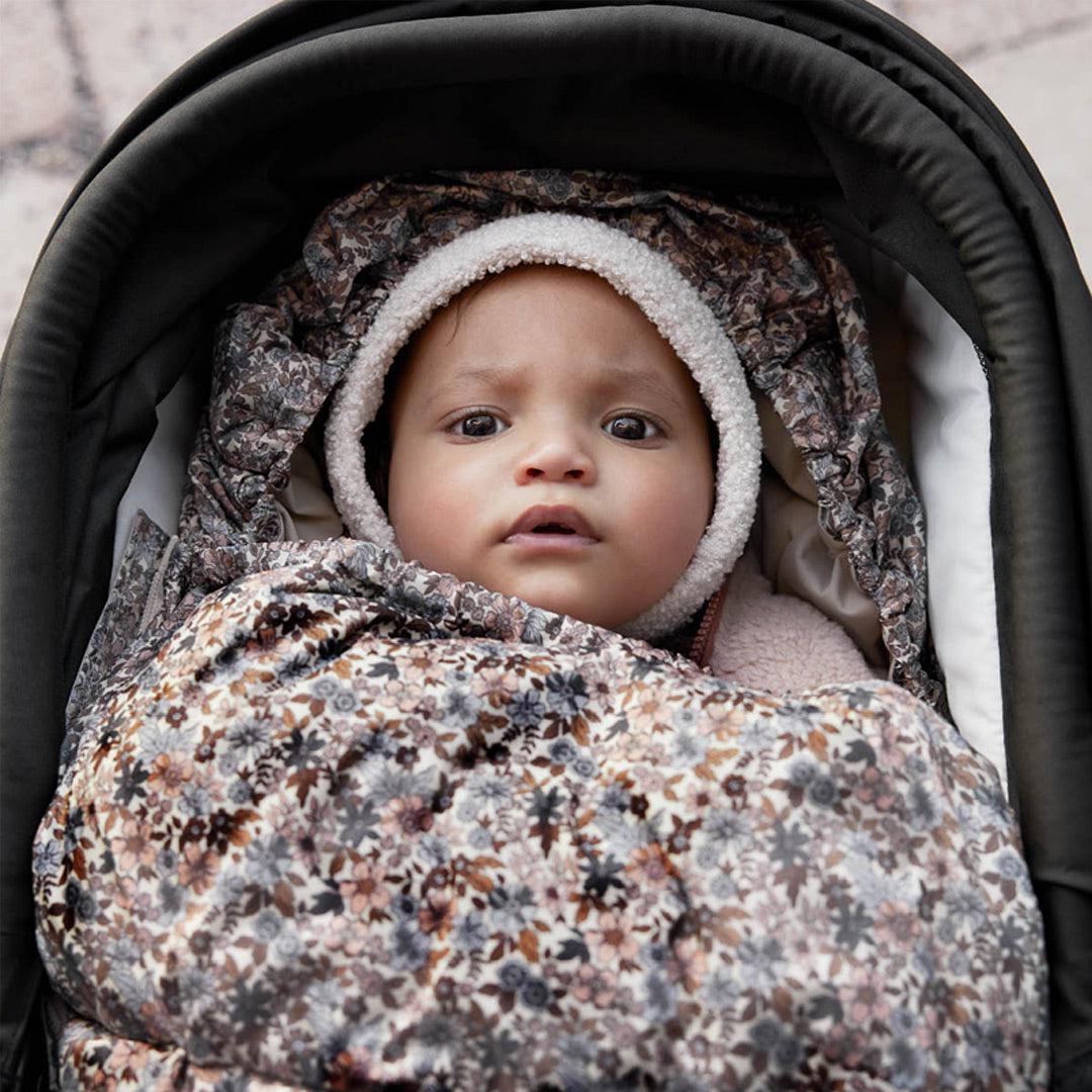 Elodie Details Light Down Footmuff  - Blue Garden