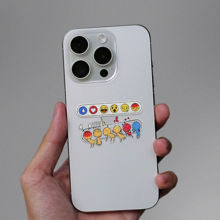 Emojis Sticker Glitter Sticker - Glitter Stickers | STICK IT UP