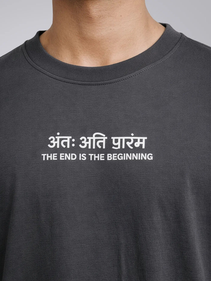 END IS THE BEGINNING OVERSIZED T-SHIRT - Unisex T-shirts | STICK IT UP