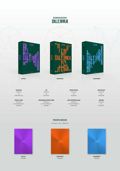 ENHYPEN - DIMENSION : DILEMMA (You Can Choose Version + P.O Gift + FREE SHIPPING)