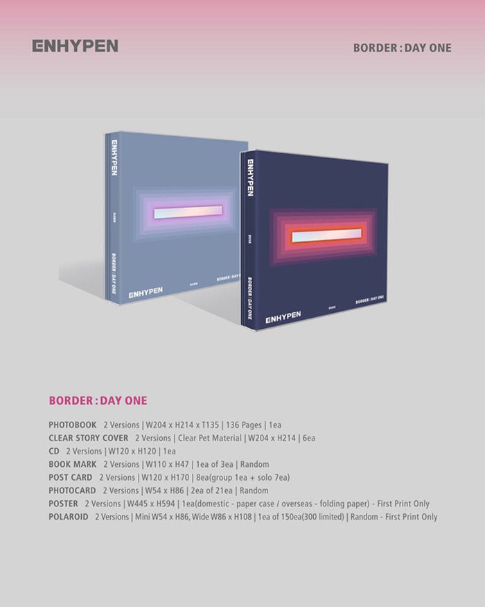 ENHYPEN: Border Day One (Free Shipping)