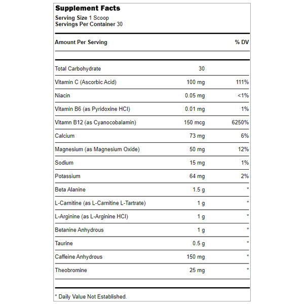 EPS Pre Work Out 30 Servings