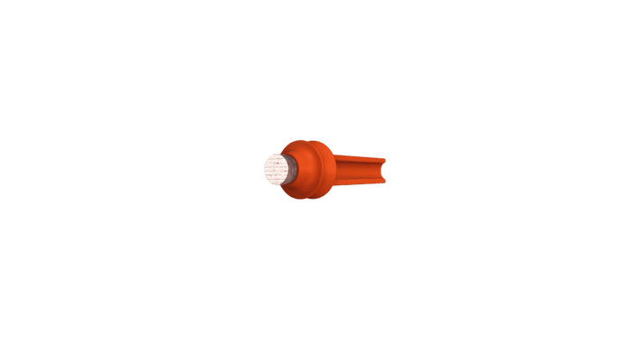 EQ Seals Watersport Ear Plugs orange single earplug product image