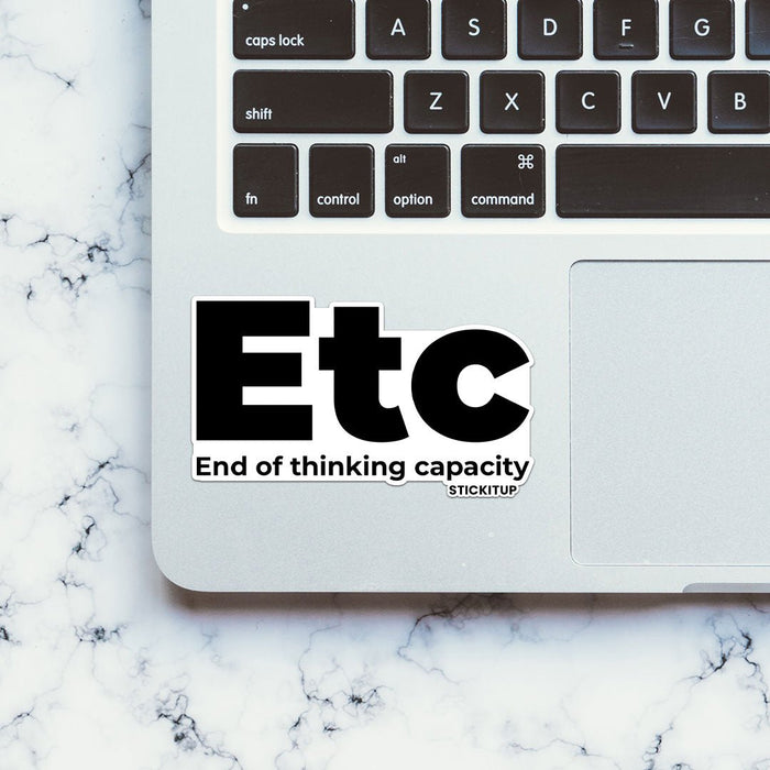 ETC Sticker - Stickers | STICK IT UP