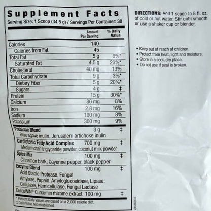Evolution_18 Afternoon Grass Fed Whey Protein 30 Servings
