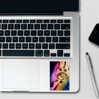Eye Sketch Surreal Holographic Stickers - Holographic stickers | STICK IT UP