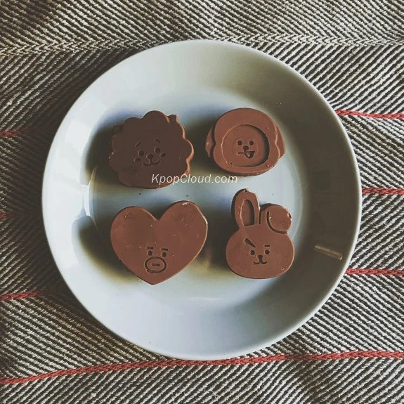 [FanGoods] BT21 Style Silicone Mold for Resin or Chocolate