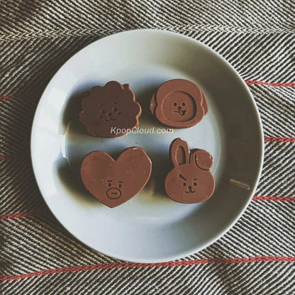 [FanGoods] BT21 Style Silicone Mold for Resin or Chocolate