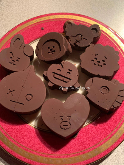 [FanGoods] BT21 Style Silicone Mold for Resin or Chocolate