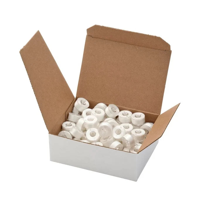 Fil-Tec Clear-Quilt Class 15/A - 78yds - White - 13330 Box of 80 Bobbins