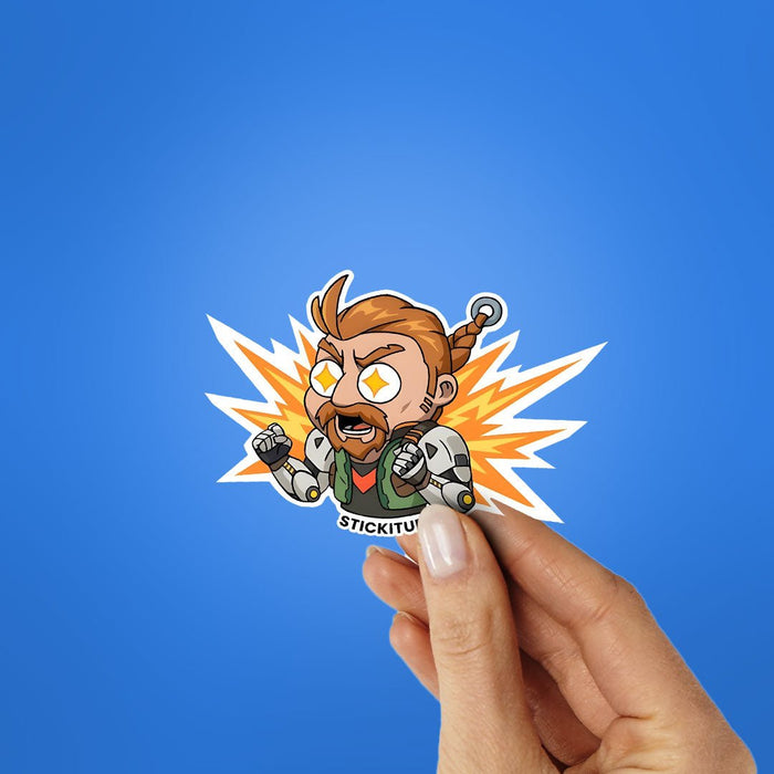 FLAME PUNCHER Sticker - Stickers | STICK IT UP