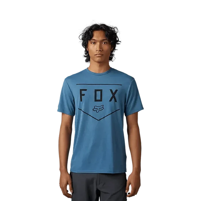 Fox Shield Tech Mens Tee Dark Slate Blue - Boardworx