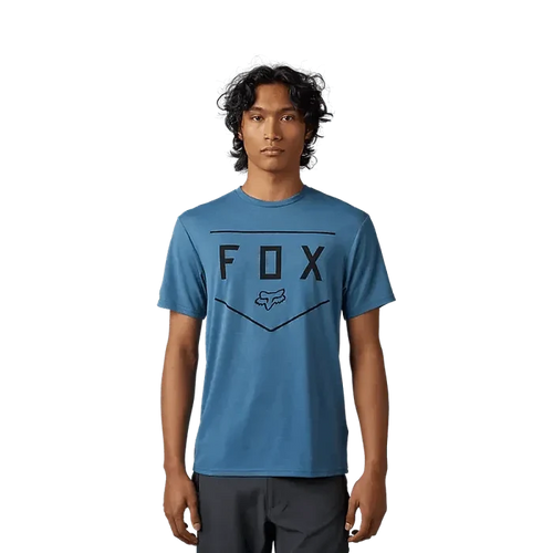Fox Shield Tech Mens Tee Dark Slate Blue - Boardworx