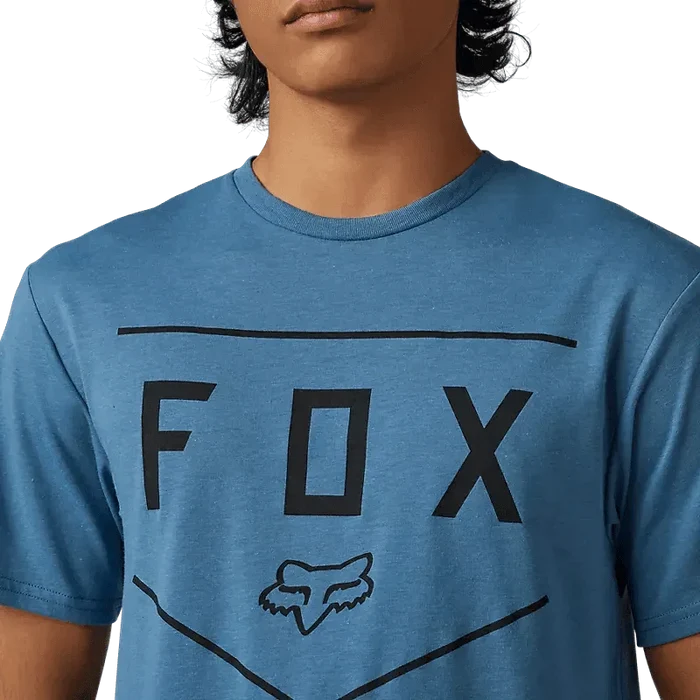 Fox Shield Tech Mens Tee Dark Slate Blue - Boardworx