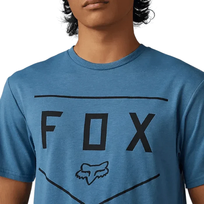 Fox Shield Tech Mens Tee Dark Slate Blue - Boardworx