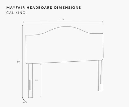 Mayfair Headboard - Pomegranate