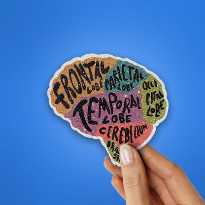 Frontal Temporal Glitter Sticker - Glitter Stickers | STICK IT UP