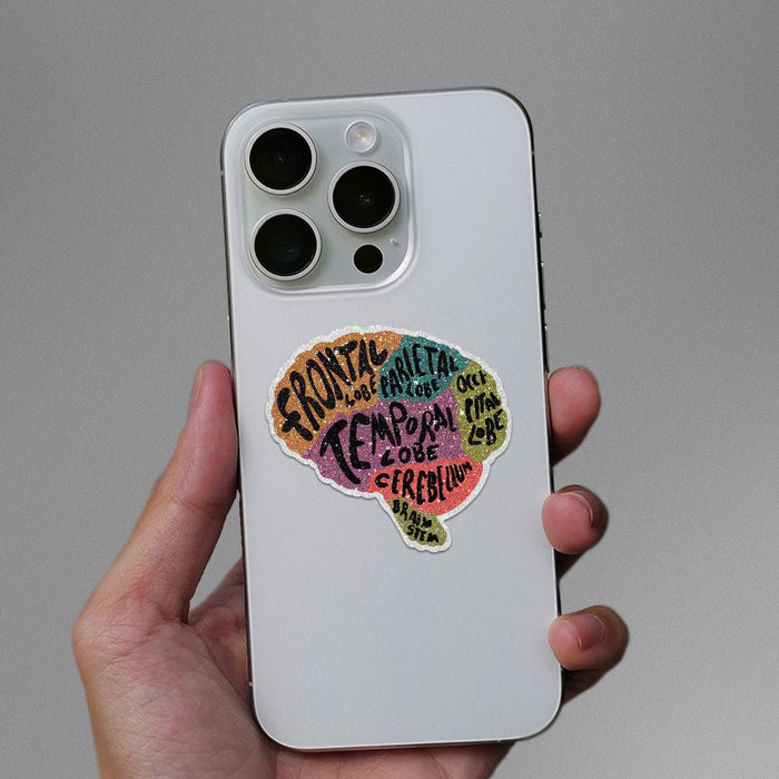 Frontal Temporal Glitter Sticker - Glitter Stickers | STICK IT UP
