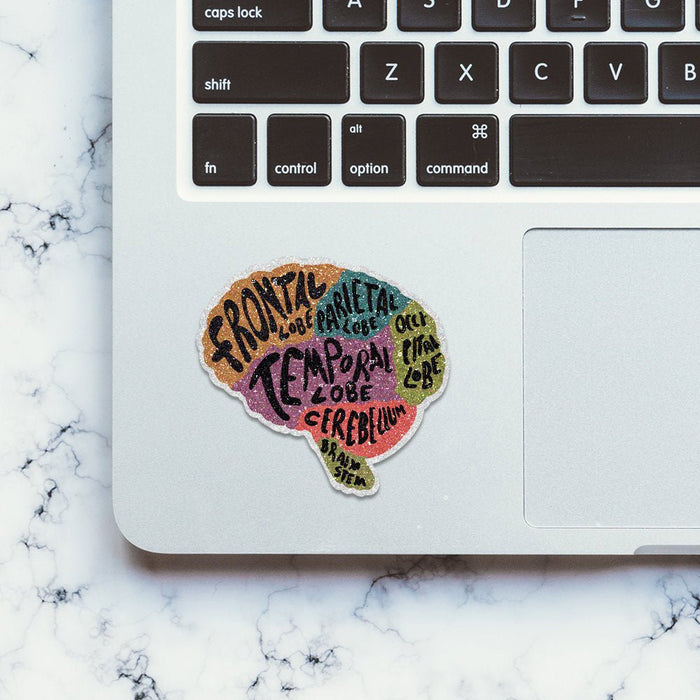 Frontal Temporal Glitter Sticker - Glitter Stickers | STICK IT UP
