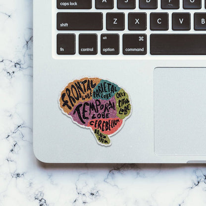 Frontal Temporal Glitter Sticker - Glitter Stickers | STICK IT UP