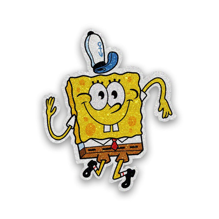 Fry Cook Glitter Sticker - Glitter Stickers | STICK IT UP