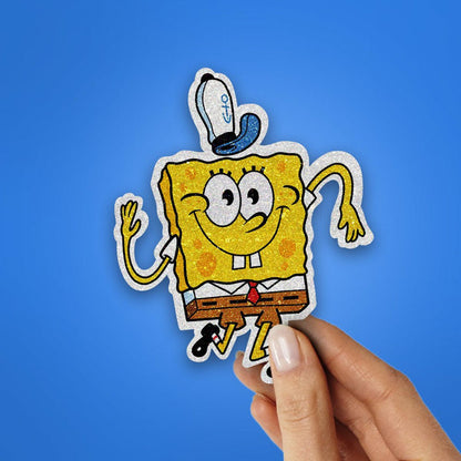 Fry Cook Glitter Sticker - Glitter Stickers | STICK IT UP