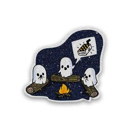 Ghost Glitter Sticker - Glitter Stickers | STICK IT UP