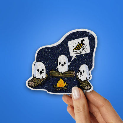 Ghost Glitter Sticker - Glitter Stickers | STICK IT UP