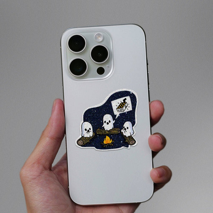 Ghost Glitter Sticker - Glitter Stickers | STICK IT UP