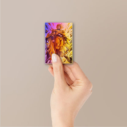 Golden Figure Glow Holographic Stickers - Holographic stickers | STICK IT UP