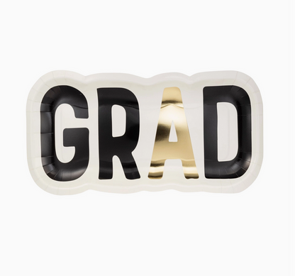 Grad Shaped Paper Plate