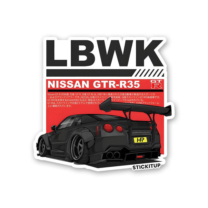 GTR R35 Sticker - Stickers | STICK IT UP