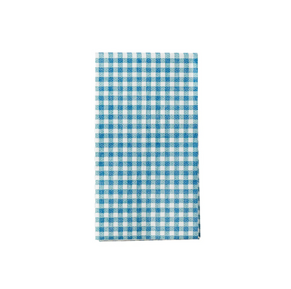 Hamptons Navy Gingham Paper Guest Towel