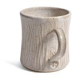 Hand Carved Birch Tree Mug - White